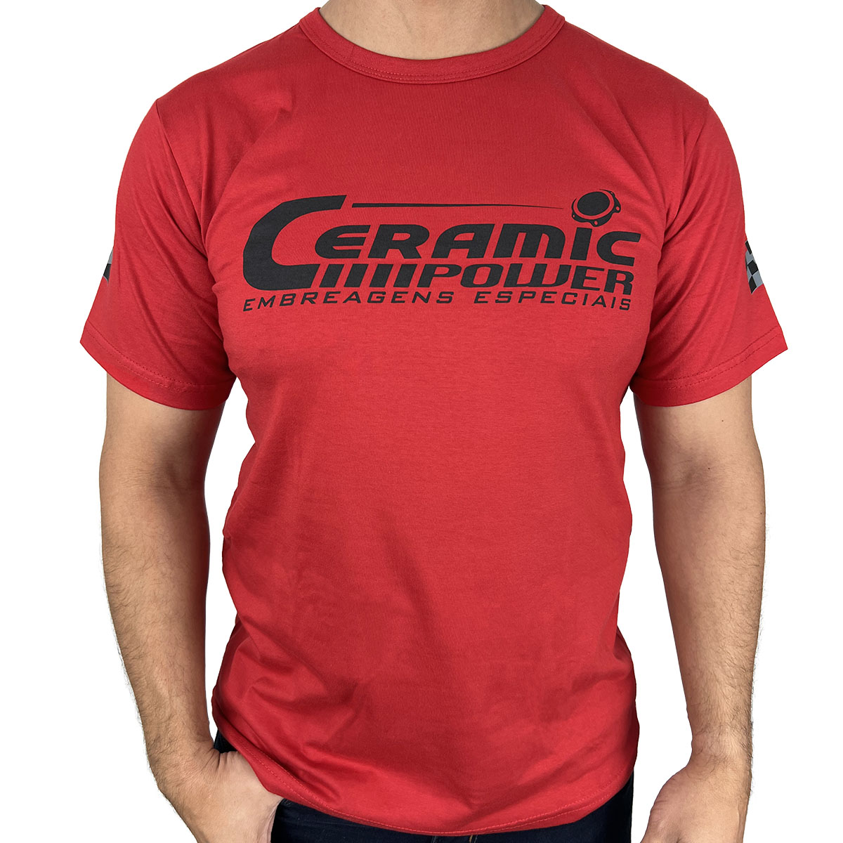 Camiseta Vermelha Ceramic Power PP - P - M - G - GG - XG