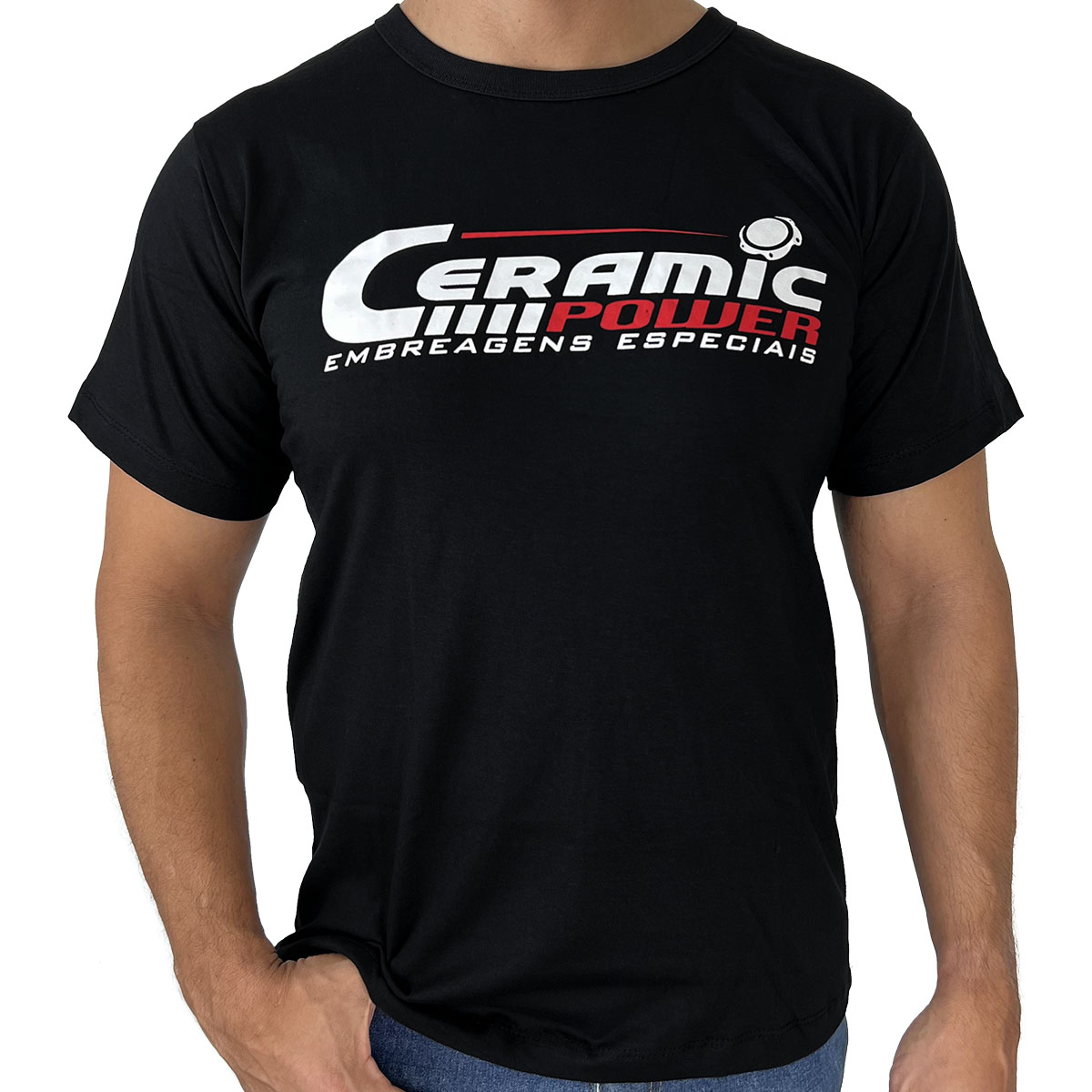 Camiseta Preta Ceramic Power PP - P - M - G - GG - XG