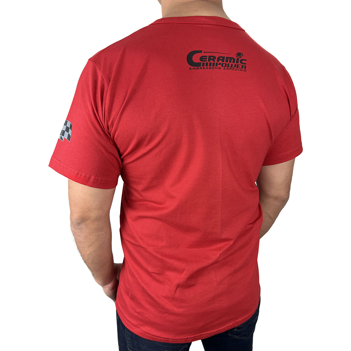 Camiseta Vermelha Ceramic Power PP - P - M - G - GG - XG
