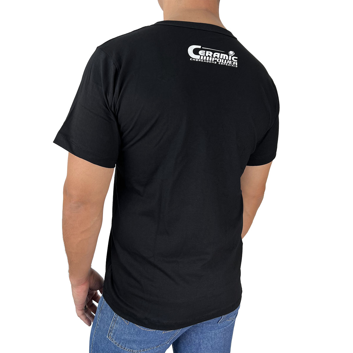 Camiseta Preta Ceramic Power PP - P - M - G - GG - XG