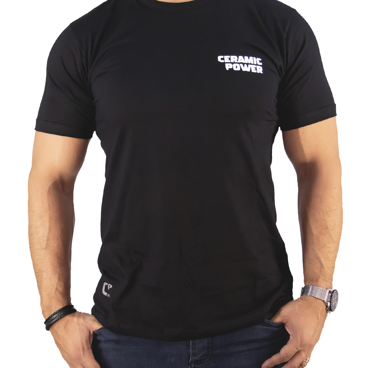 Camiseta Preta Novo Logo Ceramic Power PP – P – M – G – GG – XG