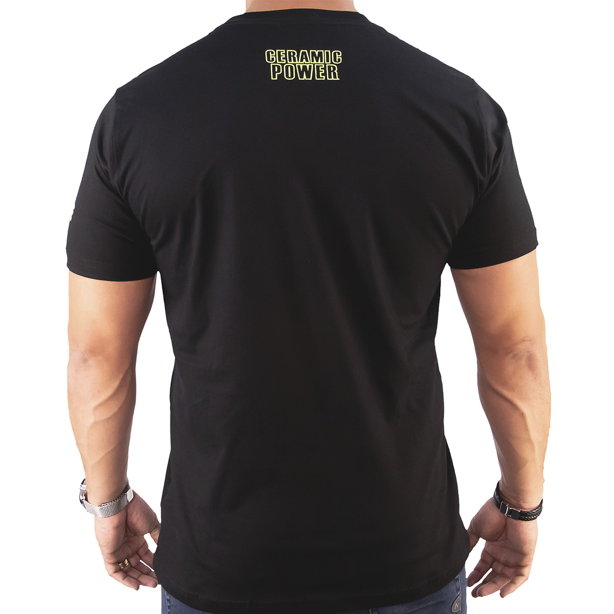 Camiseta Preta Novo Logo Ceramic Power PP – P – M – G – GG – XG