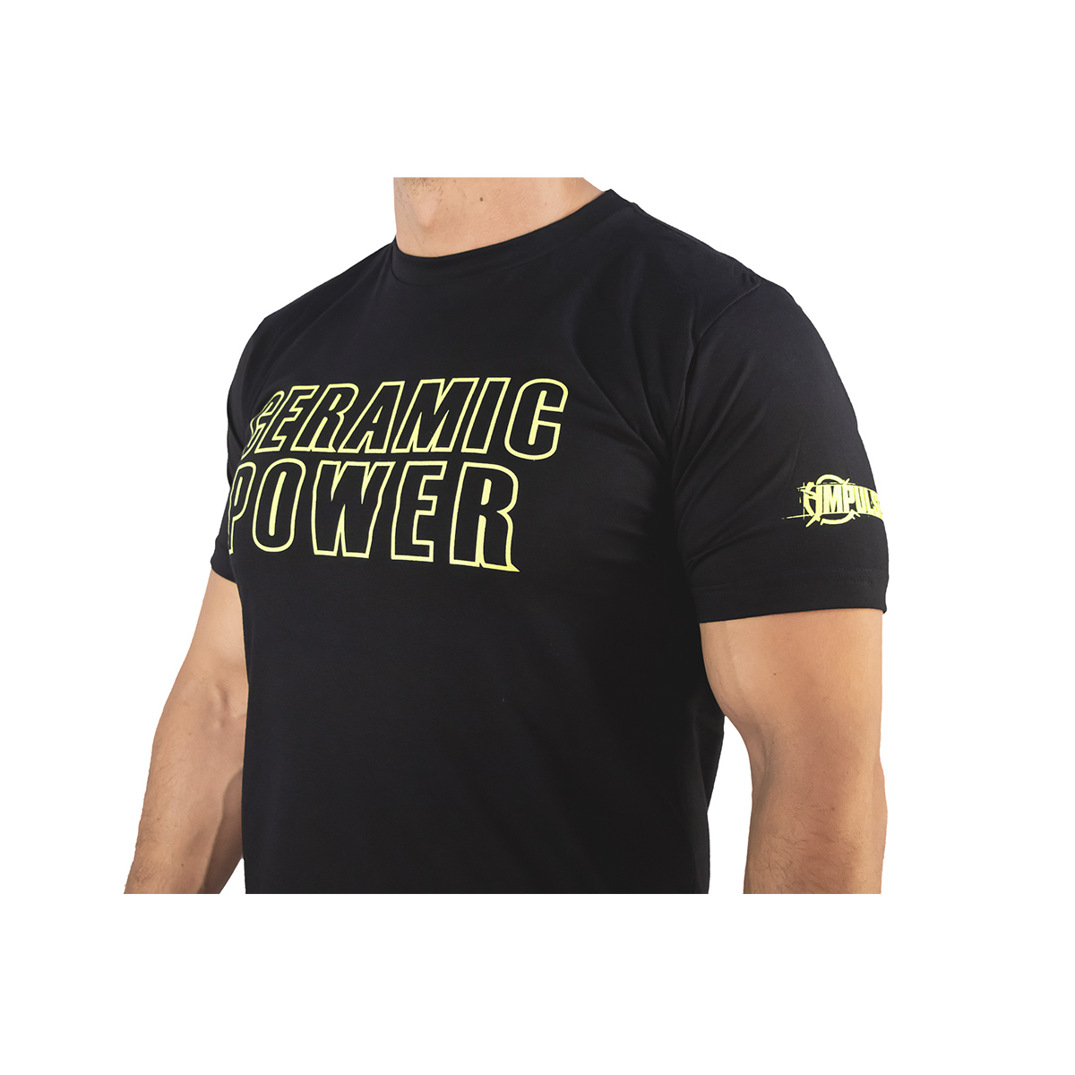 Camiseta Preta Novo Logo Ceramic Power PP – P – M – G – GG – XG